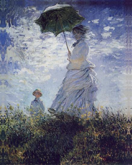 Claude Monet Women with umbrella France oil painting art